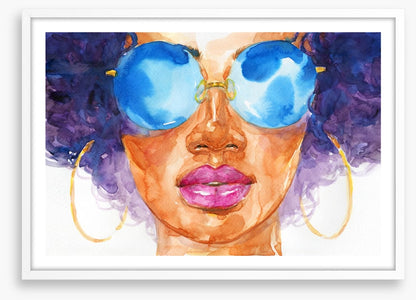 Behind the sunnies