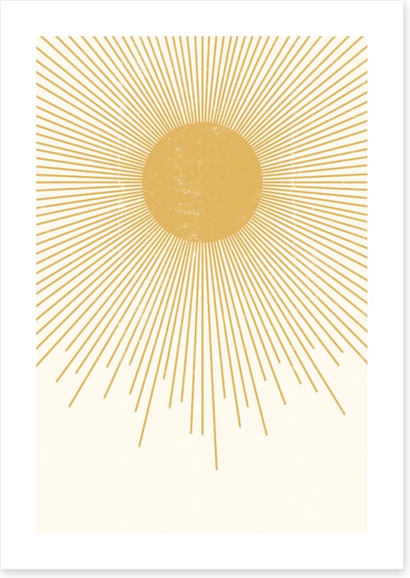 Sunburst shimmer
