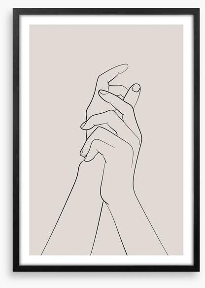 Holding hands