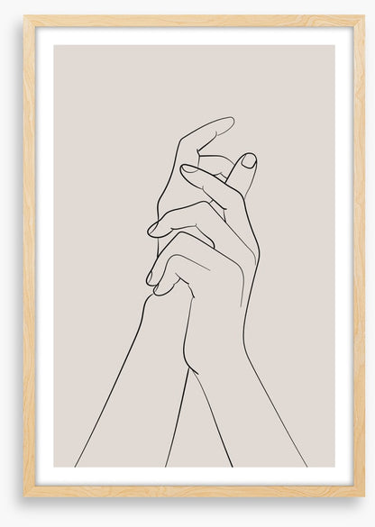 Holding hands