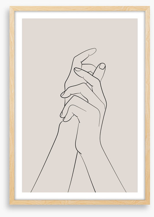 Holding hands