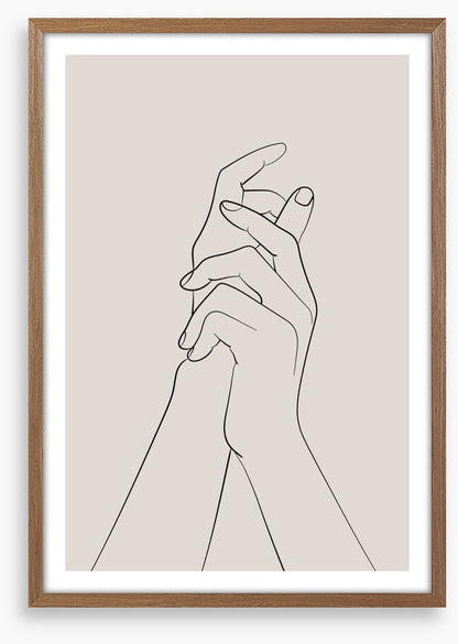 Holding hands