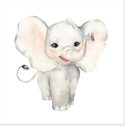 Elephant smiles