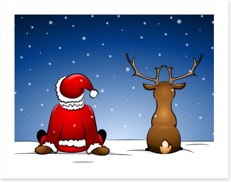 Waiting with Santa