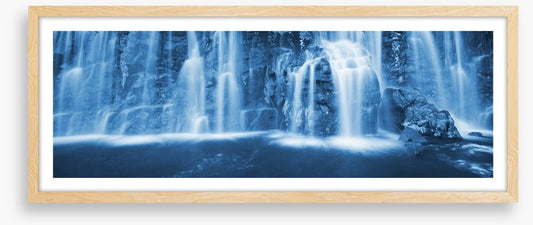 Evening waterfall panoramic