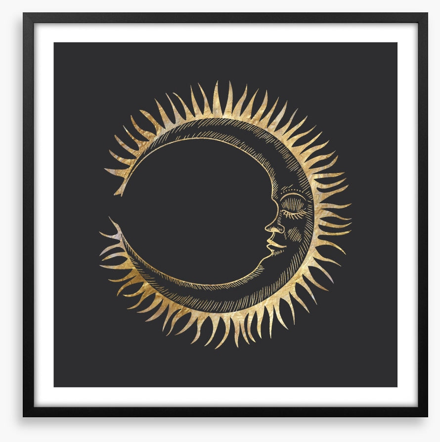 The golden moon