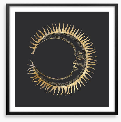 The golden moon