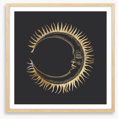 The golden moon