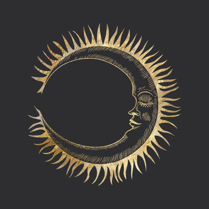 The golden moon