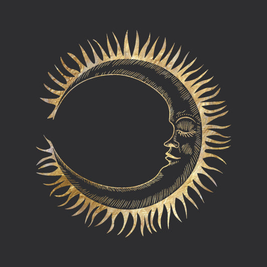 The golden moon