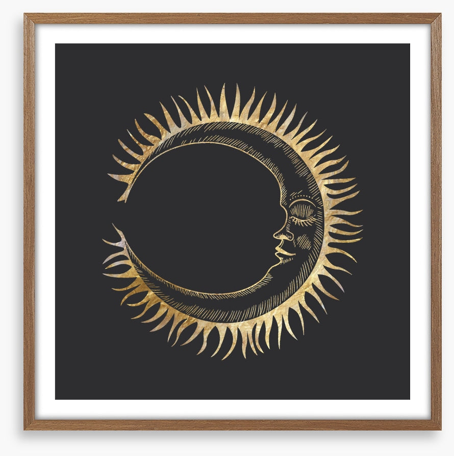 The golden moon