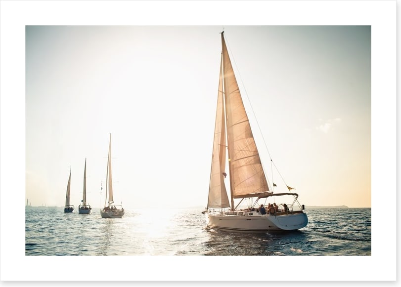 Dusk sailing
