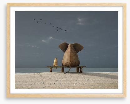 Together on the beach