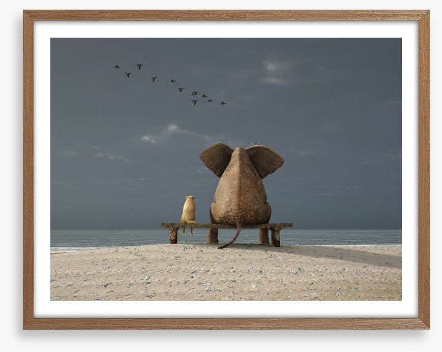 Together on the beach