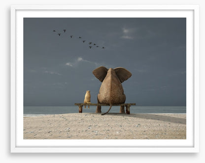 Together on the beach