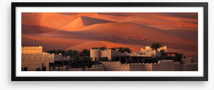 Desert dwellings panorama