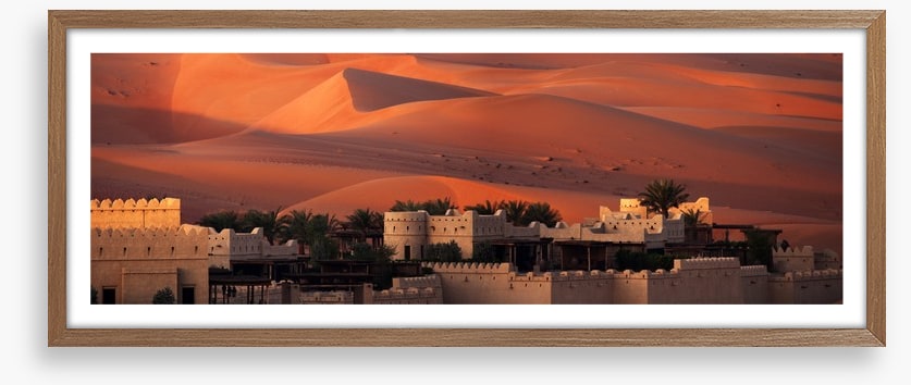 Desert dwellings panorama