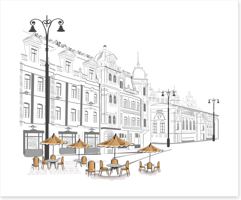 Bistro in the boulevard