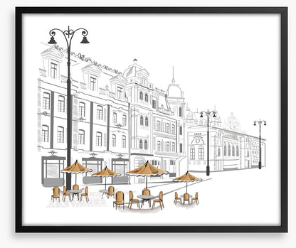 Bistro in the boulevard