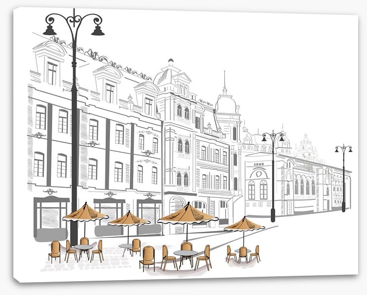 Bistro in the boulevard