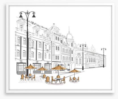 Bistro in the boulevard