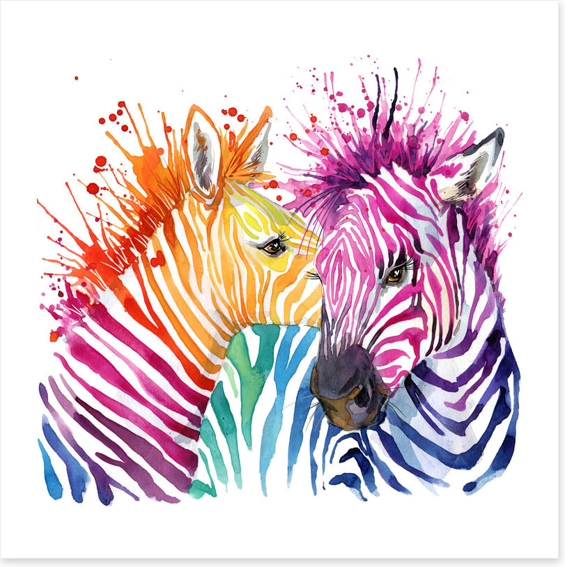 Zebra splash