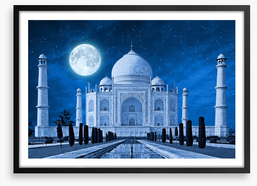 Taj Mahal moonlight