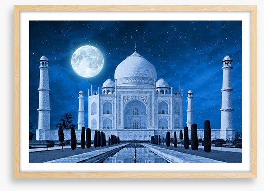 Taj Mahal moonlight