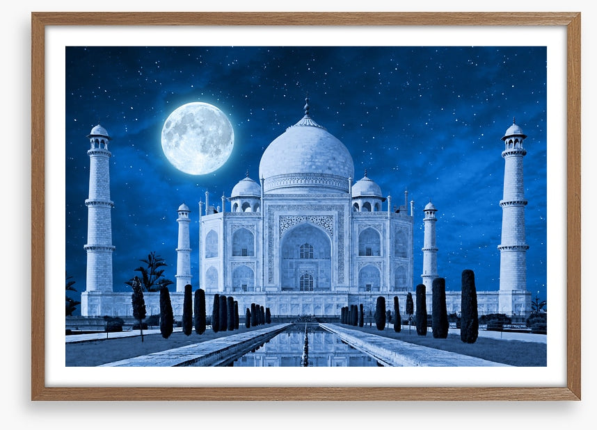Taj Mahal moonlight