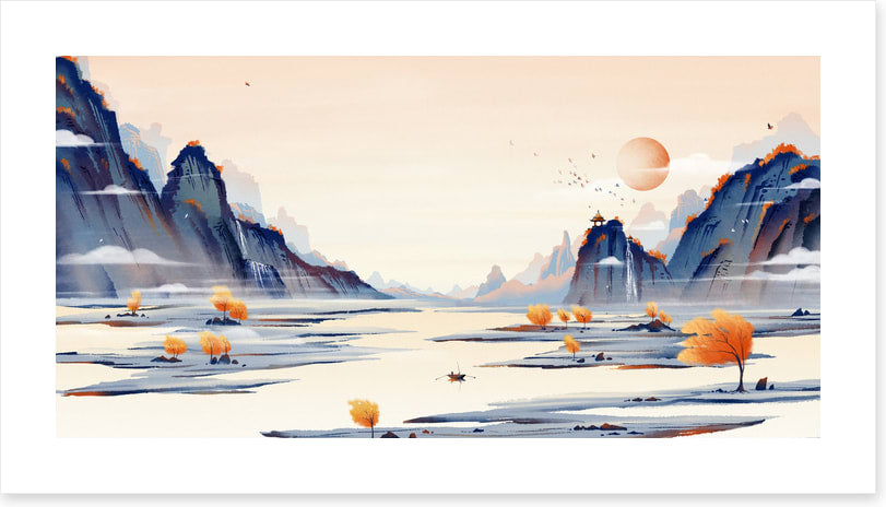 Golden maple lake