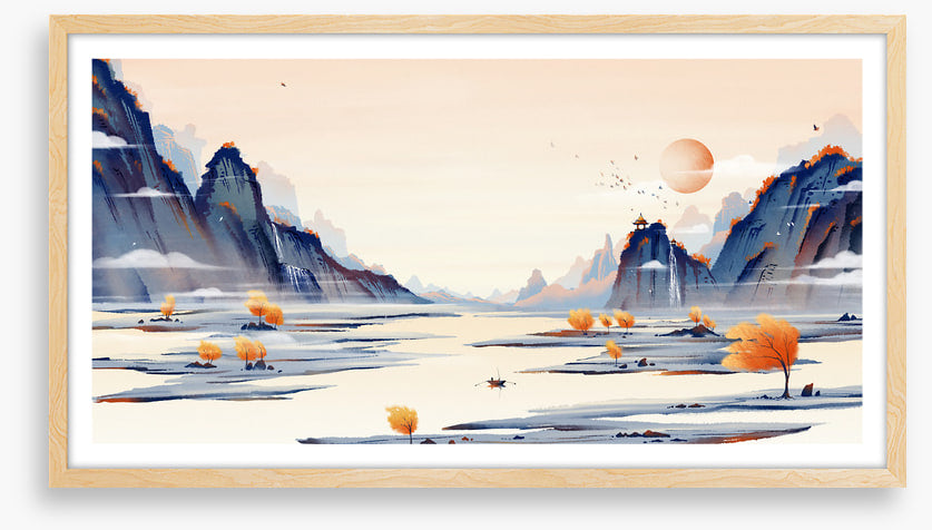 Golden maple lake