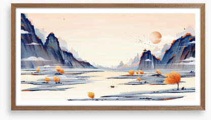 Golden maple lake