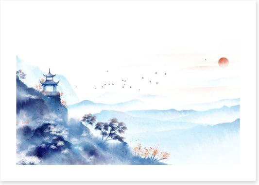 Maple mountain pagoda