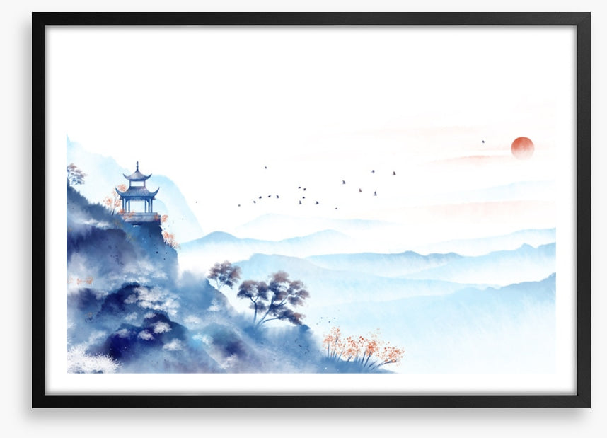 Maple mountain pagoda