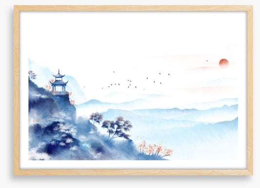 Maple mountain pagoda