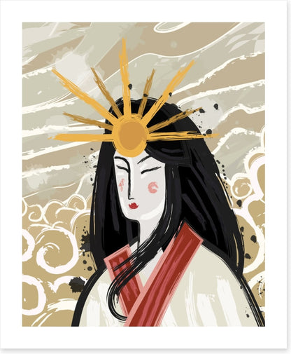 Shinto sun goddess