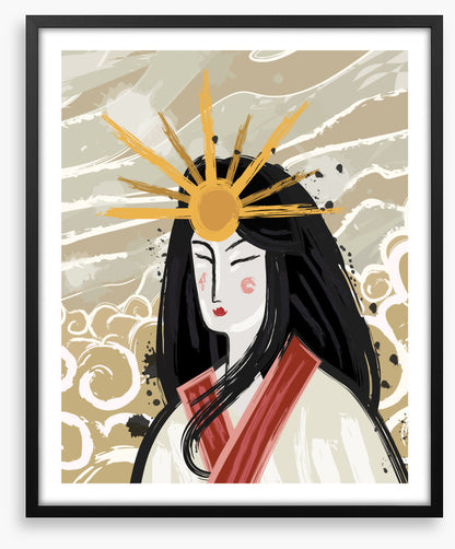 Shinto sun goddess