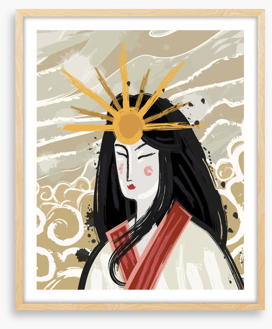 Shinto sun goddess