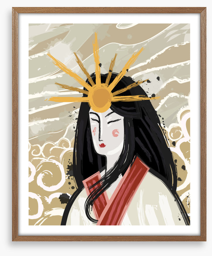 Shinto sun goddess