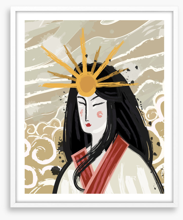 Shinto sun goddess