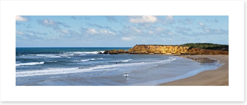 Torquay beach panorama