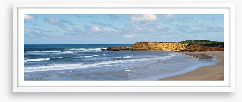 Torquay beach panorama