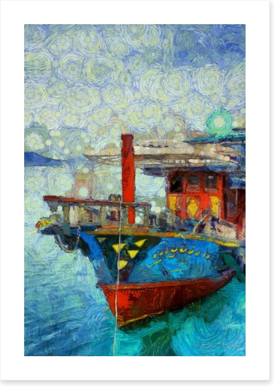 The old fishing boat