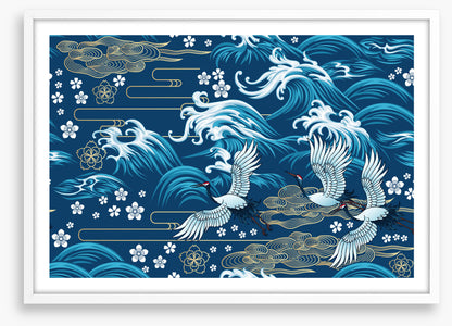 Swirling sea flight