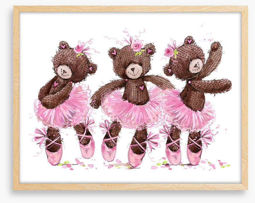 Ballet bear trio
