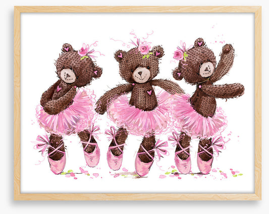 Ballet bear trio