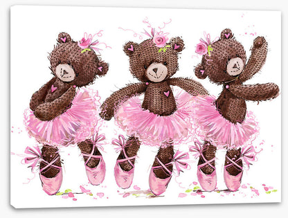 Ballet bear trio