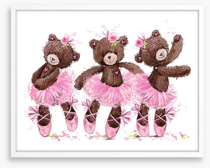 Ballet bear trio