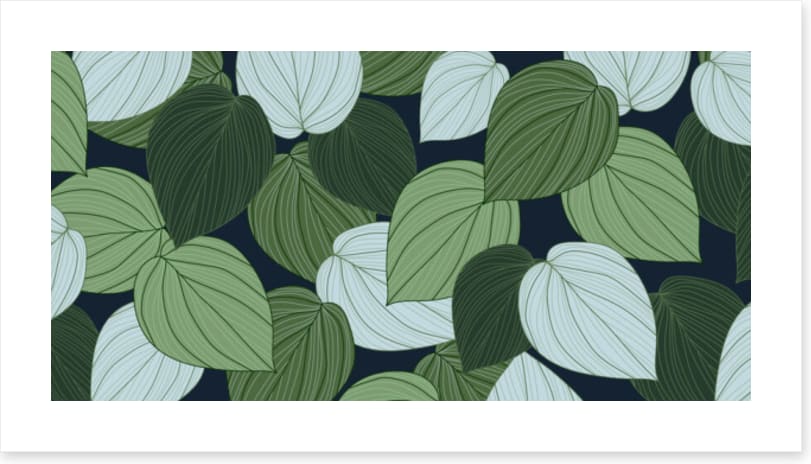 Forever in green leaves