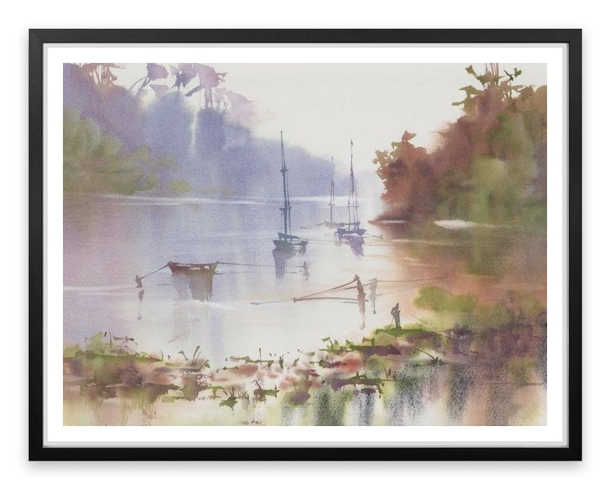 Moored in the mist